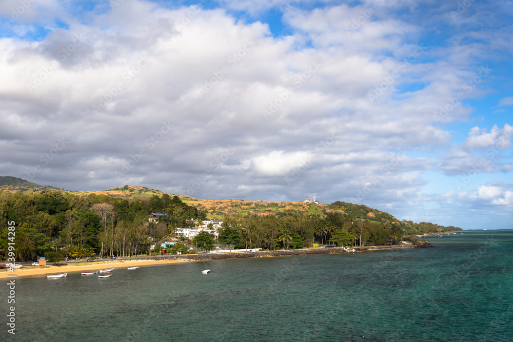 Fototapeta premium coastline, mauritius, africa