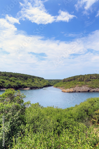 Hamsilos Bay (The only fjord of Turkey) at Sinop