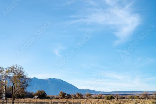 Eastern Sierra Nevada mountains and desert valley landscape