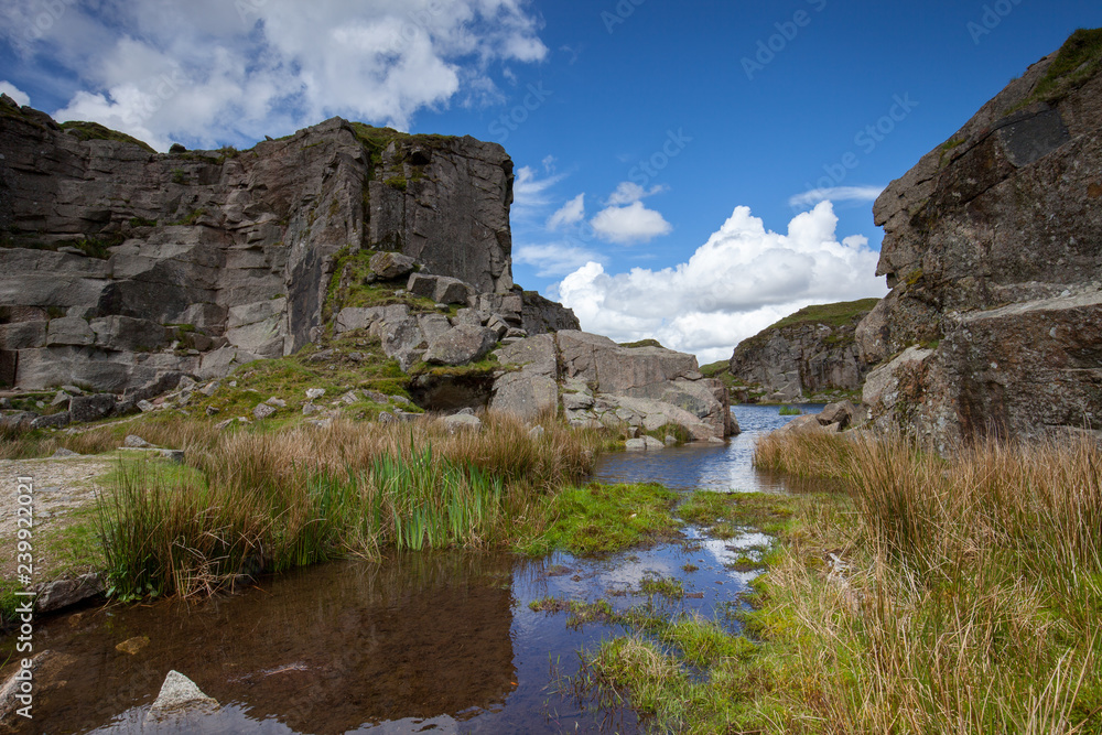 Foggintor Quarry, Dartmoor national park Foggintor Quarry, Dartmoor national park