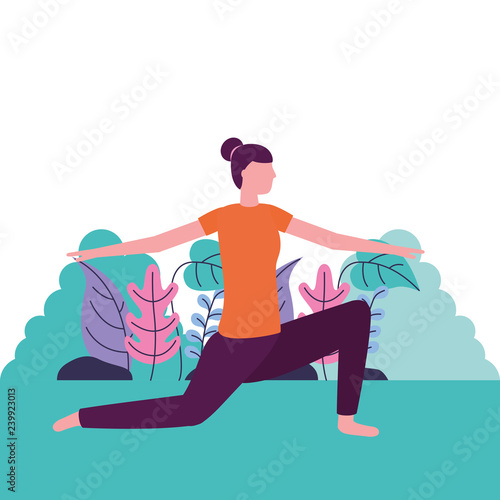 people yoga activity