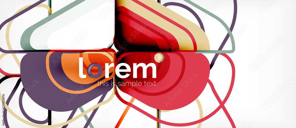 Abstract background multicolored geometric shapes modern design Abstract background multicolored geometric shapes modern design