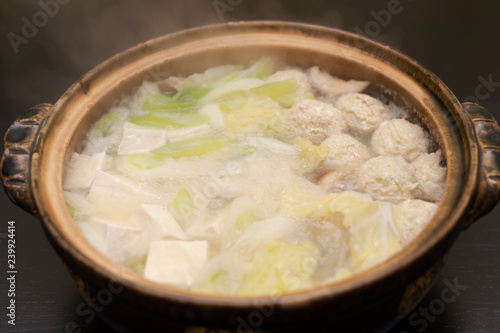 鍋料理 鶏団子鍋