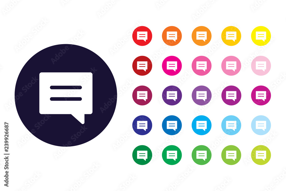 Talking sign icon. Talking color symbol. Talking sign icon. Talking color symbol.