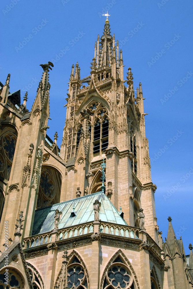 Obraz premium Ville de Metz, département de la Moselle, France