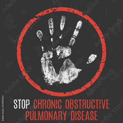 The medical diagnosis. Stop chronic obstructive pulmonary disease