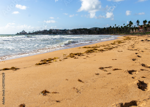 coast in Humacao, Puerto Rico