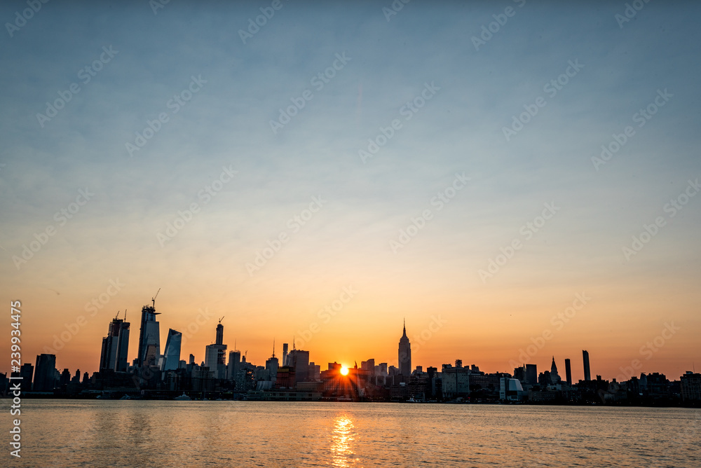 Fototapeta premium NYC Skyline dawn II