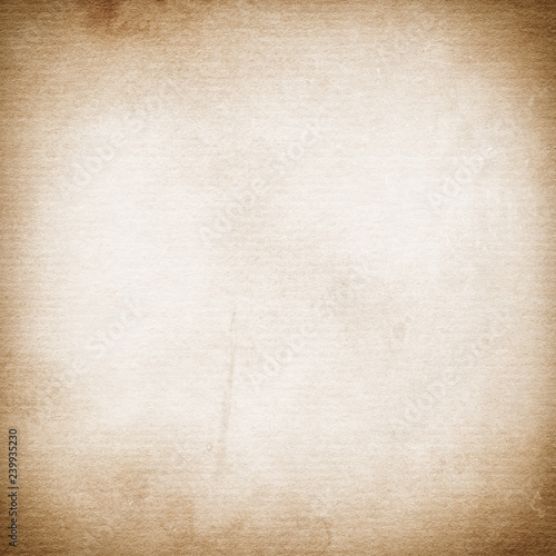 Beige Grunge background, old paper texture, blank, worn, rough, stains, streaks, page, vintage, retro, design