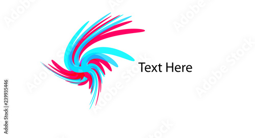 abstract bird logo