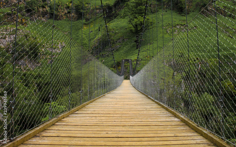 Obraz premium Puente colgante de Holtzarte