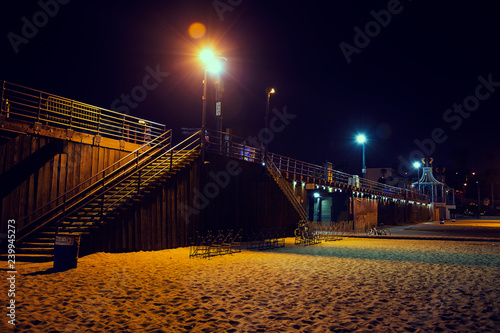 Photography Bridge by the beach