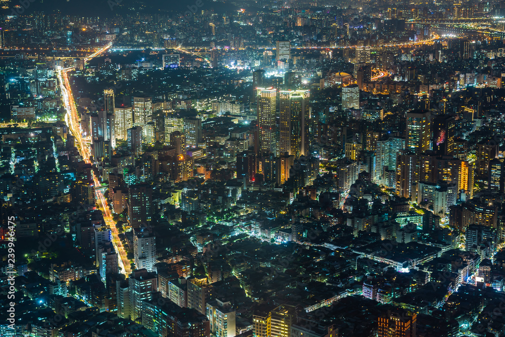 Obraz premium Beautiful architecture building taipei city