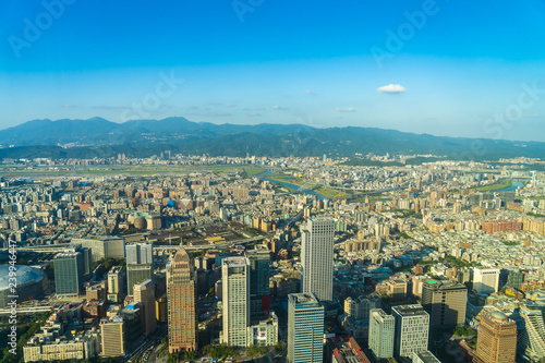 Beautiful architecture building taipei city