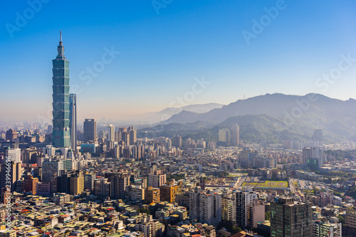 Beautiful architecture building taipei city