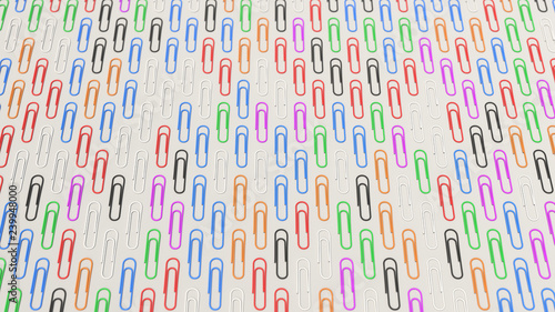 Pattern from paper clips