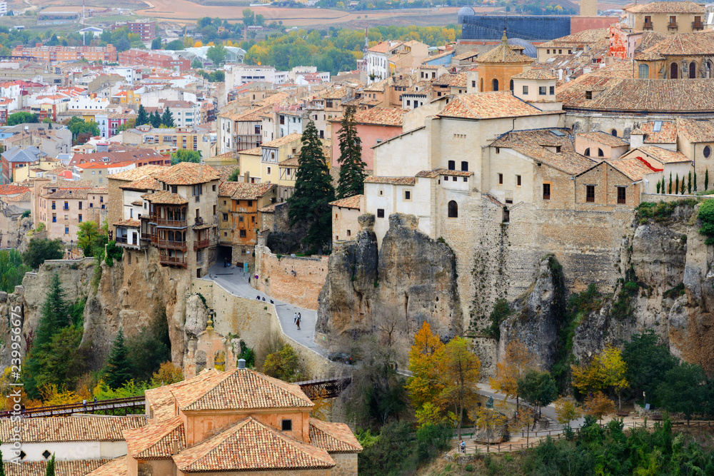 Scenic view of Cuenca Old town in Spain