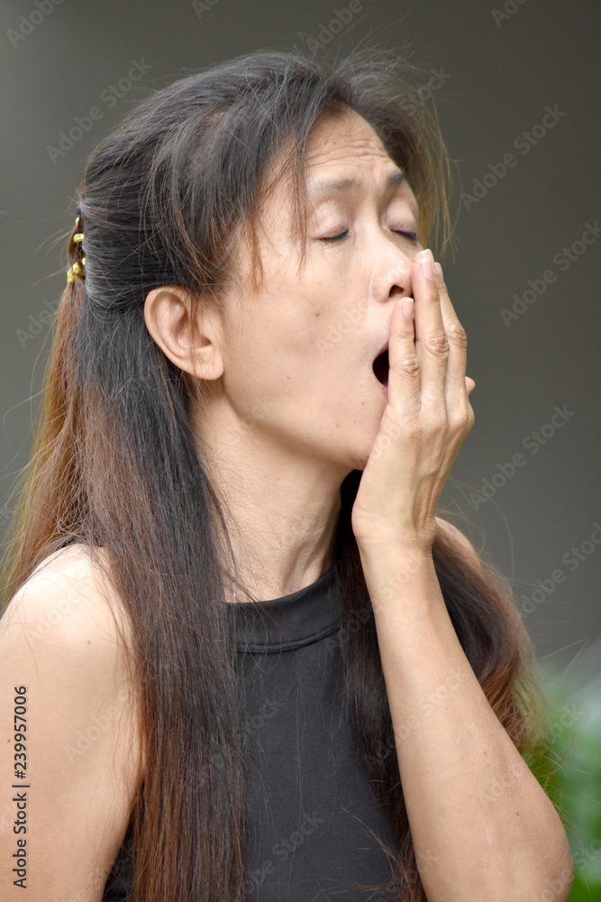 Sleepy Female Senior