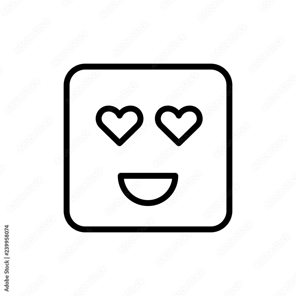 In love vector icon In love vector icon