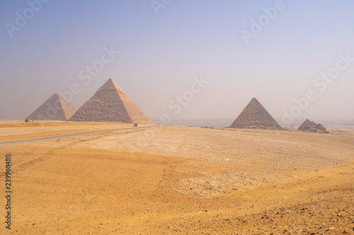 Pyramids of Giza near Cairo Egypt