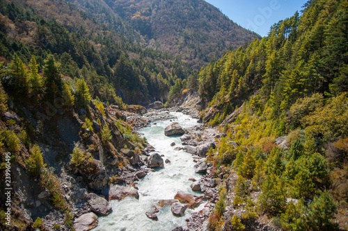 Rocky River or stream in the Himalayas