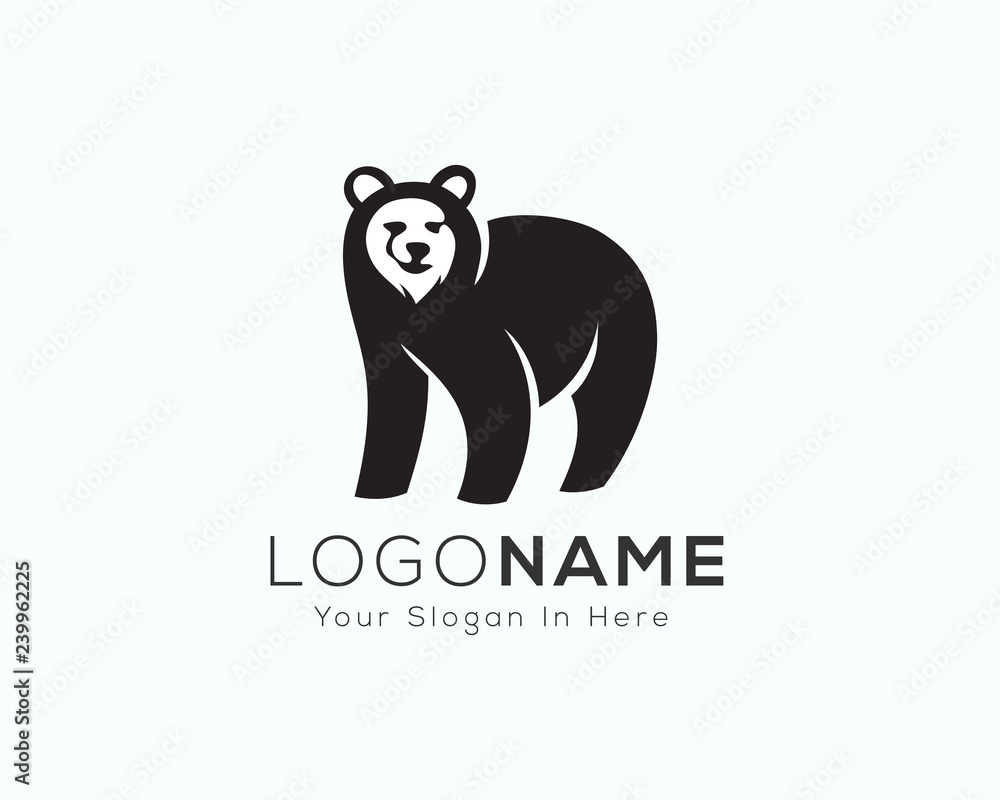 Stand bear logo design inspiration Stand bear logo design inspiration