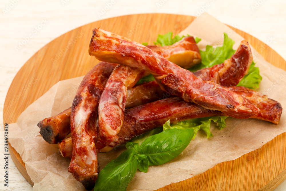 Smoked pork ribs Smoked pork ribs