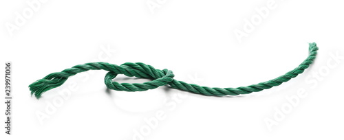 String, rope isolated on white background texture