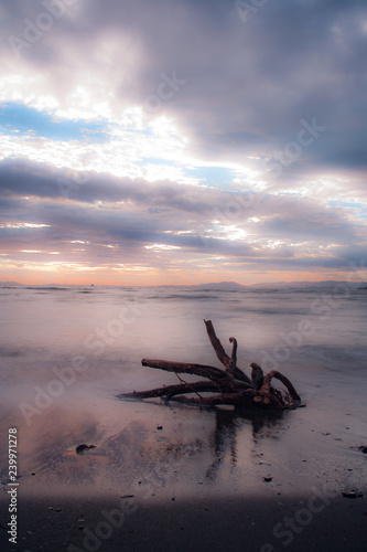 sunset on beach