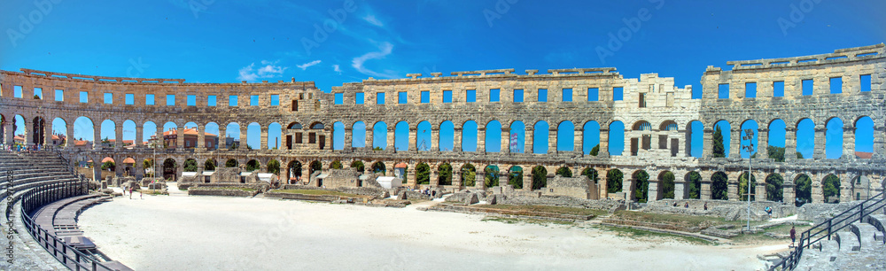 Coliseum in Croatia  is the city of Pula