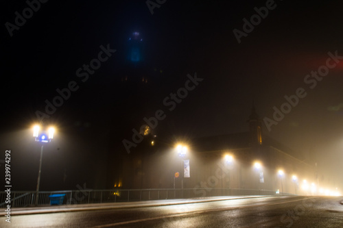 Canvas Print Stockholm by Night