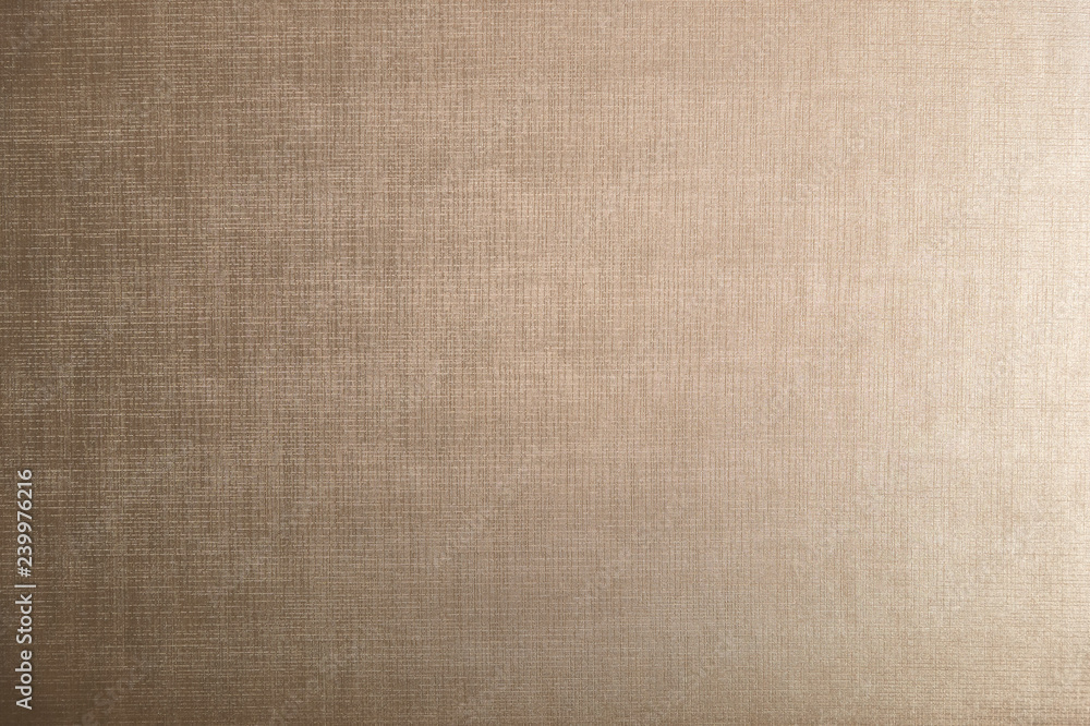 Fototapeta premium Textured background large beige textile. Texture of textile fabric close-up