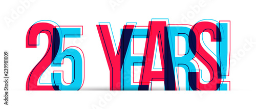 25 Years! Anniversary card