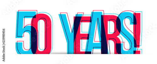 50 Years! Anniversary card 