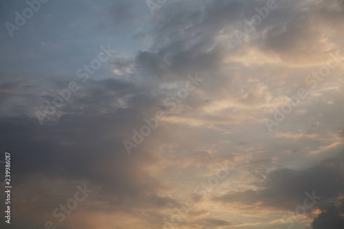 Natural sky with clouds is the best background of nature. Beautiful abstract sky like a picture. Best blue skies natural image.