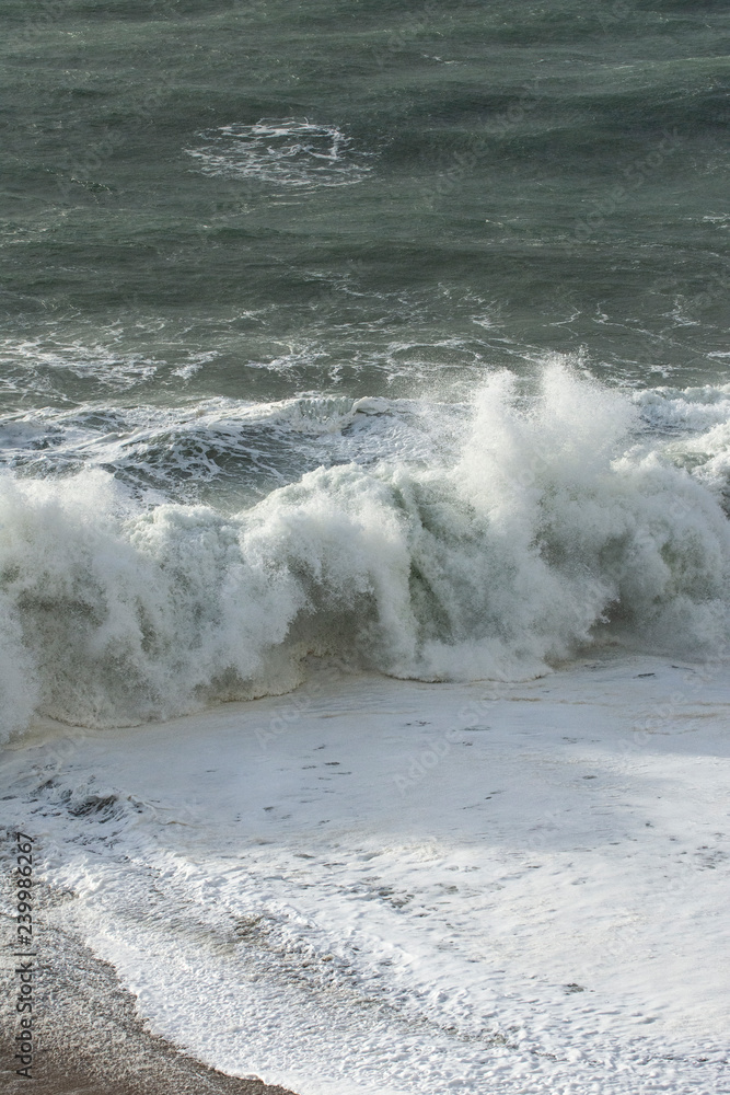 Fototapeta premium Winter Waves Cornwall Ocean Swell
