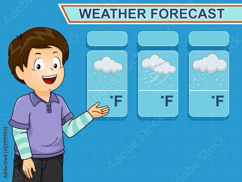 Kid Boy Studio Weather Fore...