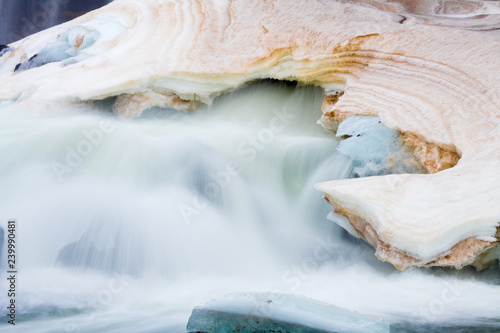 Wasserfall Öxarafoss in Island photo