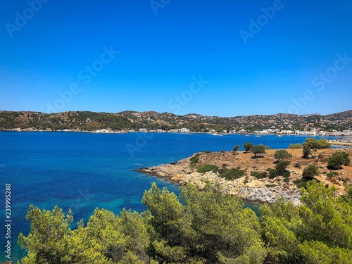 Fototapeta Naklejka Na Ścianę i Meble -  Panorama ile grecque de Leros Dodecanese