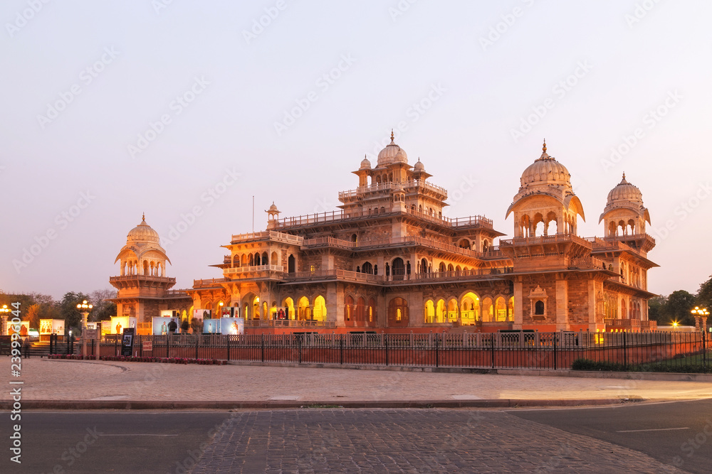 Albert Hall Museum in Jaipur city in Rajasthan state of India.