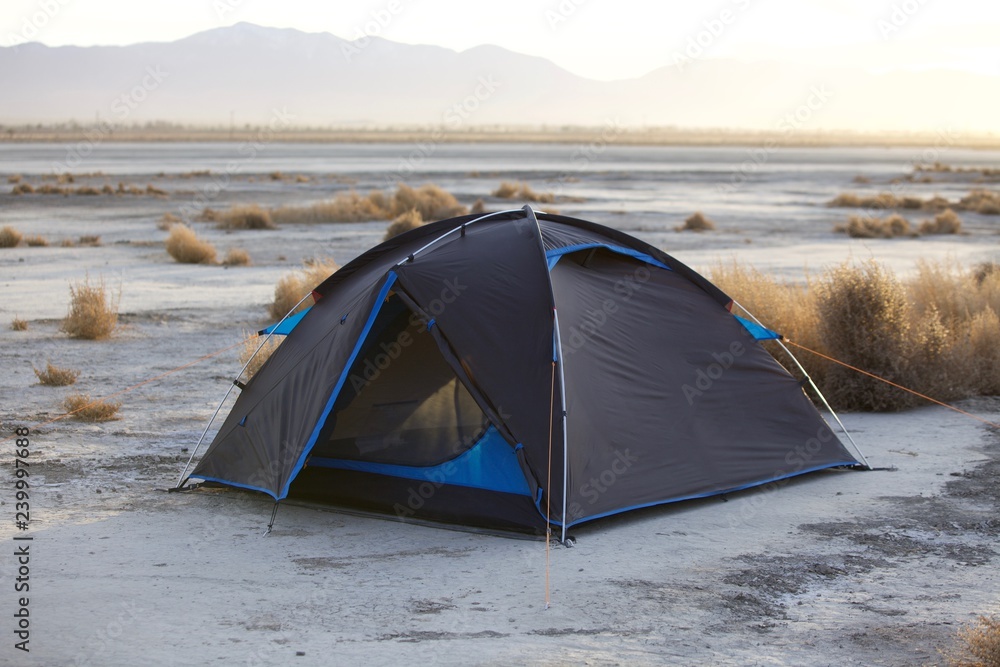 camping in der Mojave Wüste