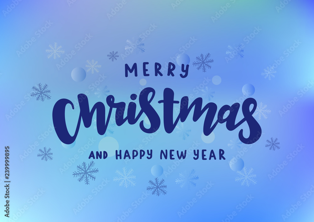 Merry Christmas and Happy New Year handlettering Merry Christmas and Happy New Year handlettering