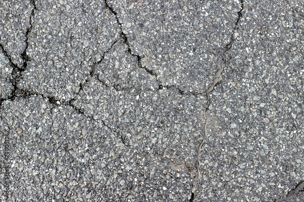 Asphalt wet crack fracture surface texture Asphalt wet crack fracture surface texture