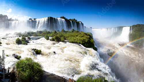 Iguazu waterfalls Brazillian side photo