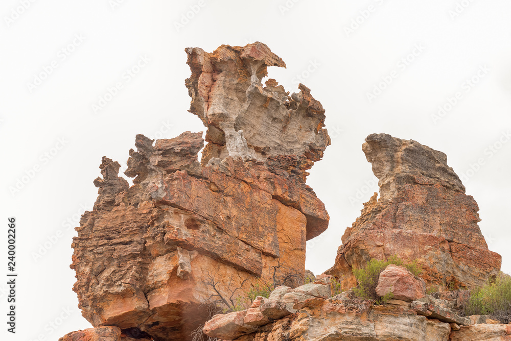 Rock formations at Truitjieskraal in the Cederberg Mountains
