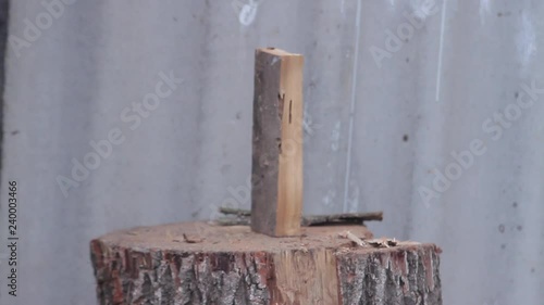 Wallpaper Mural The guy chops wood Torontodigital.ca