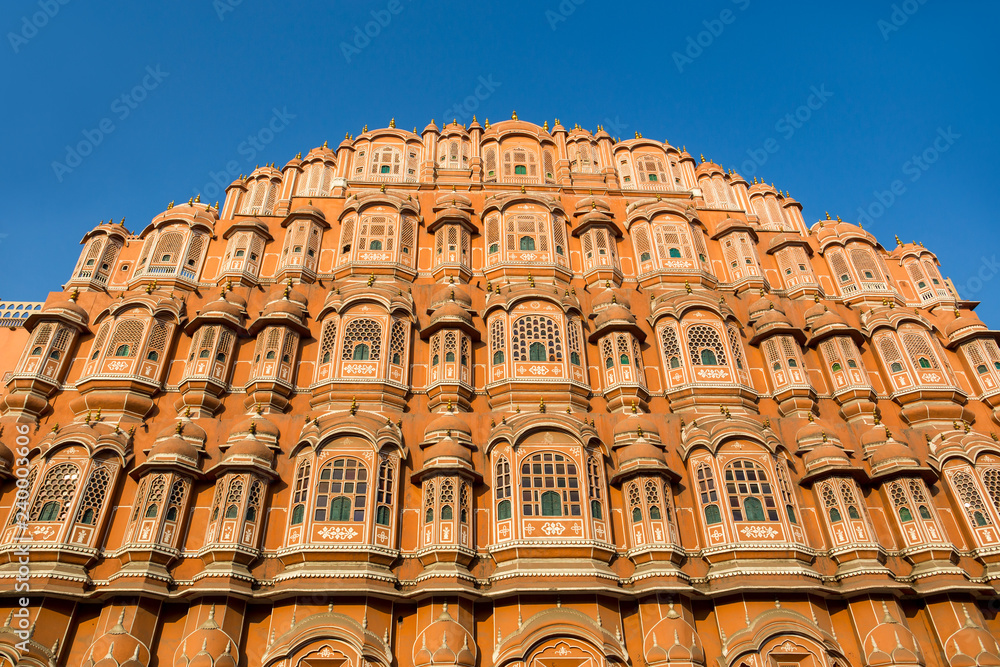 Hawa Mahal palace in Jaipur Rajasthan India.