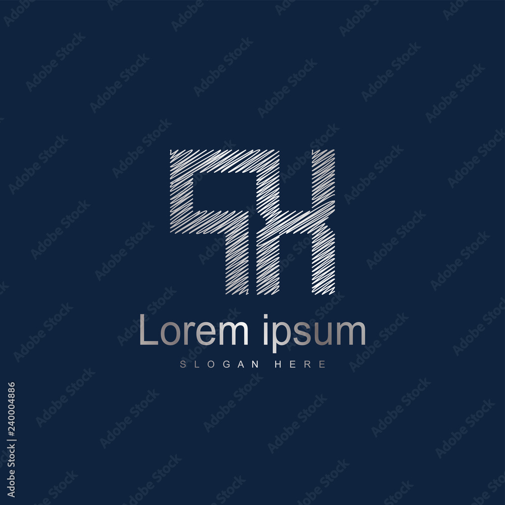 Fototapeta premium Initial Letter PX Logo Template Vector Design