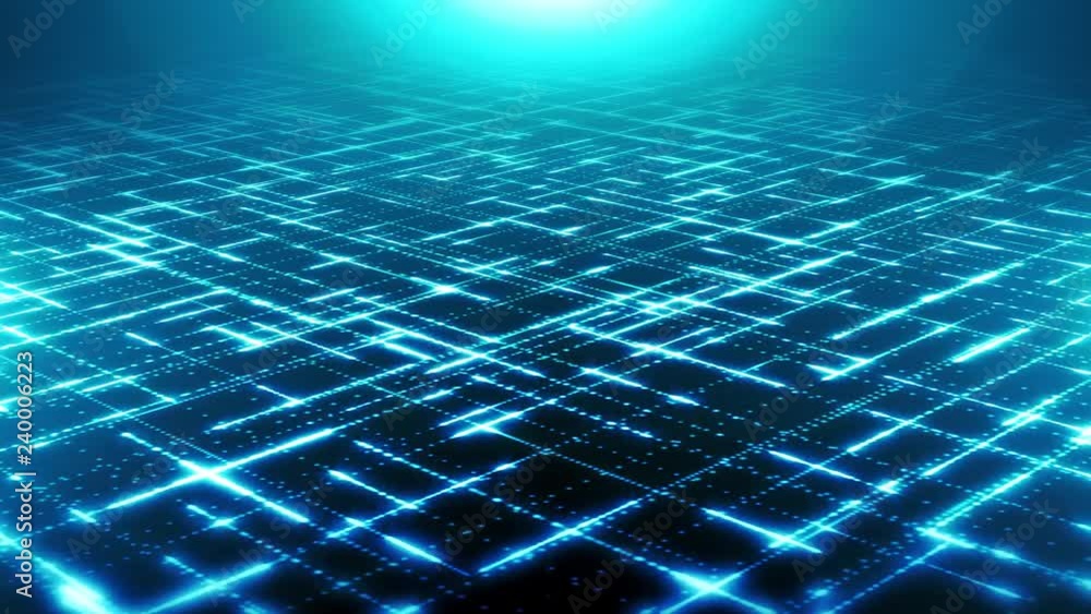 Abstract Technologic Particles Lines Background Loop/ 4k abstract high technology animation background with glowing energy lines crossing, loopable Abstract Technologic Particles Lines Background Loop/ 4k abstract high technology animation background with glowing energy lines crossing, loopable