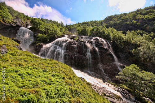 There are hundreds of beautiful waterfalls in Scandinavia